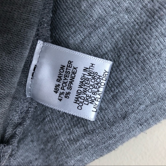 Gibson Gray Heather Oversized Hi-Low Easy Cardigan - Picture 9 of 12